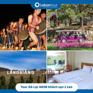 tour đà lạt 4n3d khách sạn 2 sao