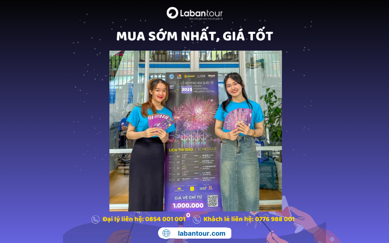 La Bàn Tour là top1 kênh phân phối vé DIFF nhiều năm liên tiếp