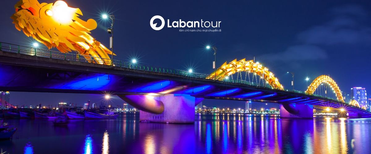 Bản đồ du lịch Đà Nẵng với Cầu Rồng là cây cầu biểu tượng