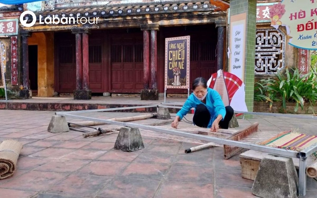 Làng chiếu truyền thống tại Làng cổ Phong Nam Đà Nẵng