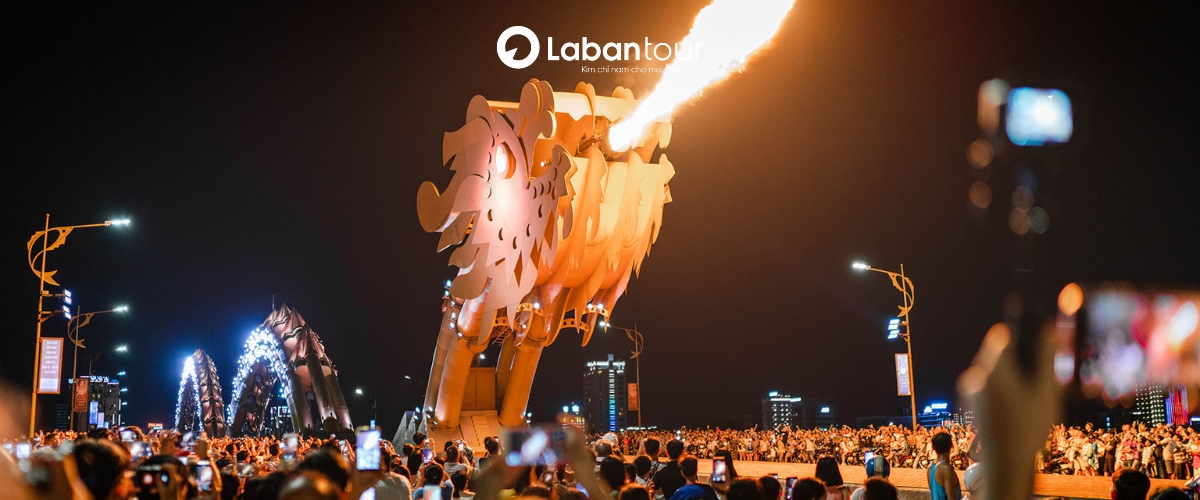 Mấy giờ cầu Rồng Đà Nẵng phun lửa? Thời gian cầu Rồng phun lửa