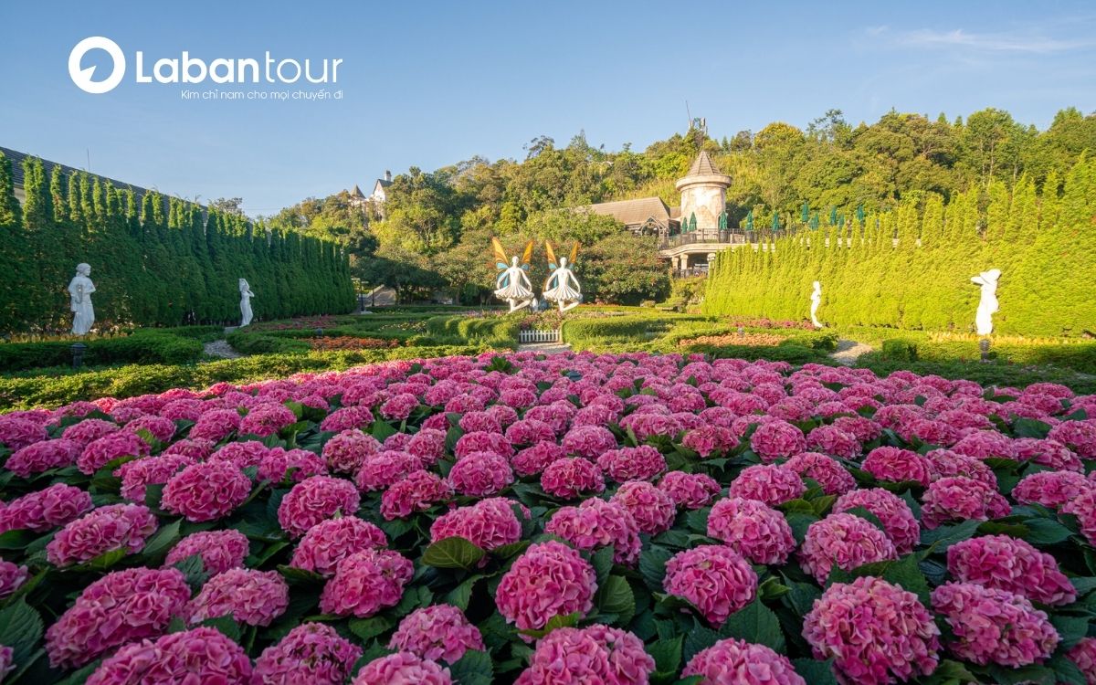 Vườn hoa Le Jardin D’Amour tại Bà Nà Hills