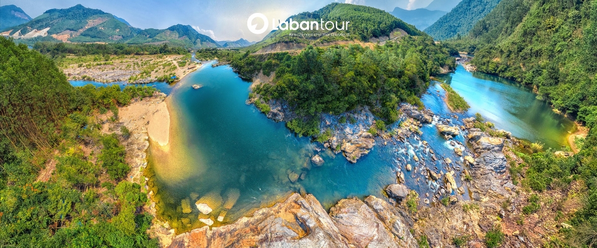 Hòa Bắc Đà Nẵng nhìn từ trên cao 