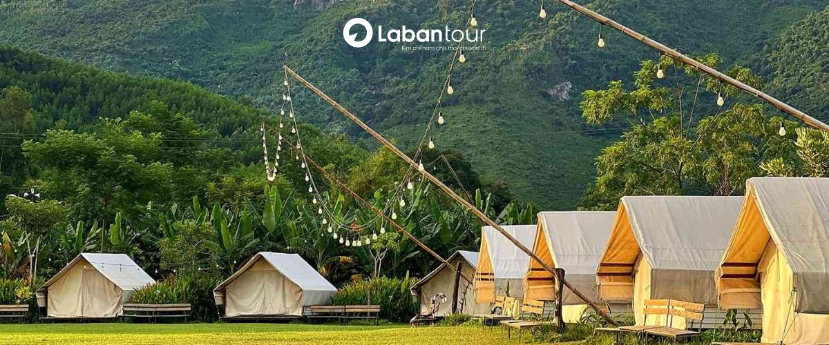 Hòa Bắc Đà Nẵng có nhiều homestay và khu cắm trại lưu trú qua đêm 