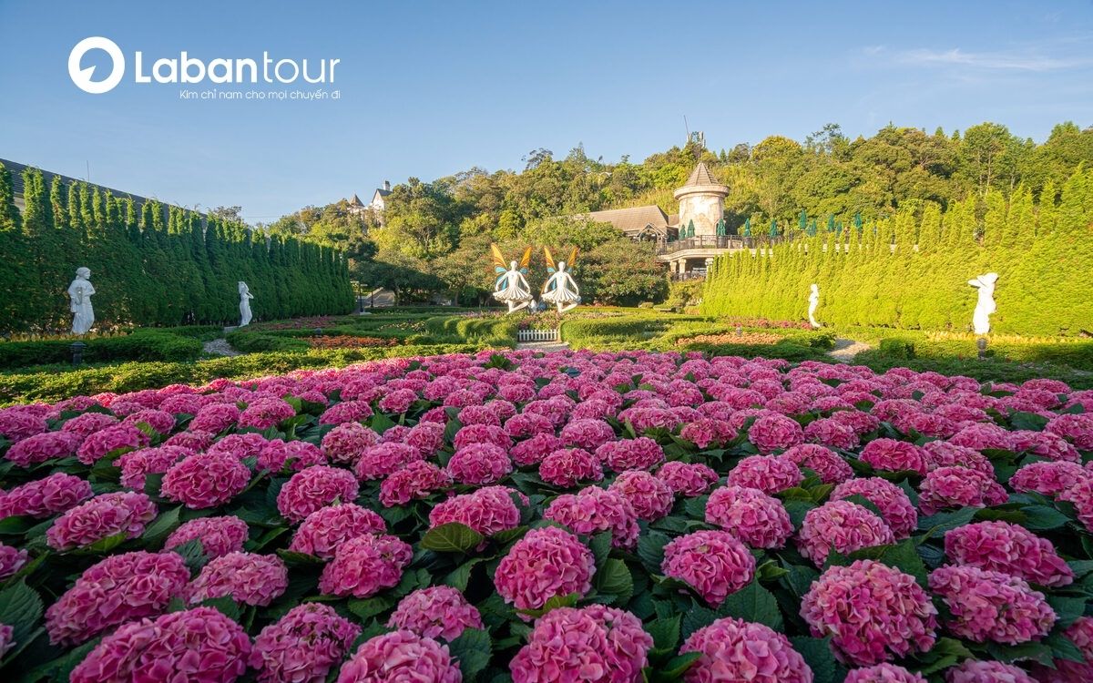 Vườn hoa Le Jardin D’Amour tại Sun World Bà Nà Hills