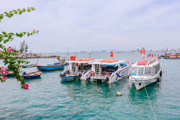 du ngoạn cano cao tốc Sơn Trà
