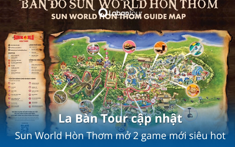 La Bàn Tour cập nhật: Sun World Hòn Thơm mở 2 game mới siêu hấp dẫn