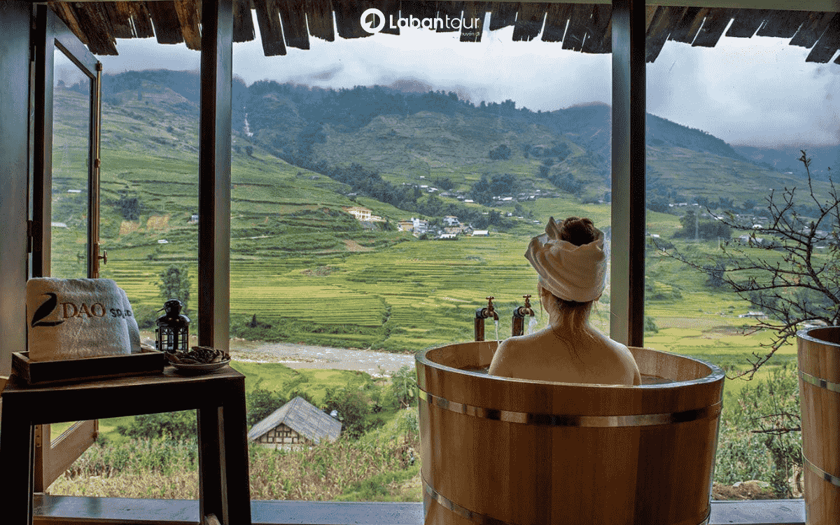 nước tắm dao đỏ sapa
