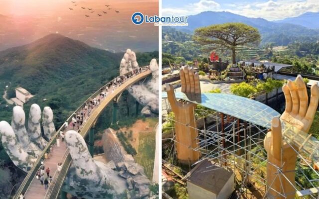 Bản sao nghi “nhái” Cầu Vàng Đà Nẵng gây tranh cãi