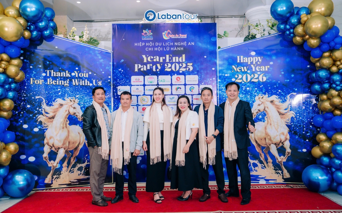 Chương trình Year End Party 2025 Chi hội Lữ hành Nghệ An tổ chức ngày 24 & 25/1 