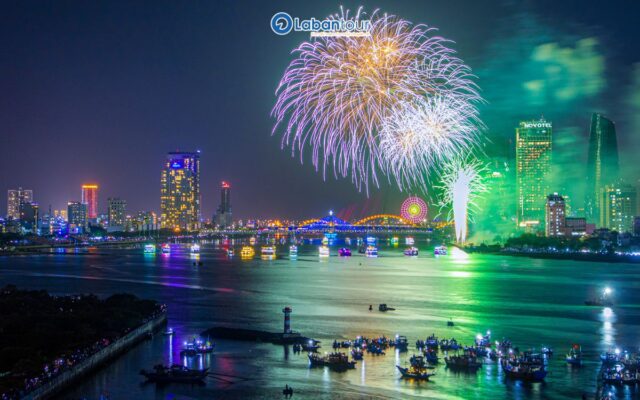 pháo hoa tết âm lịch Đà Nẵng