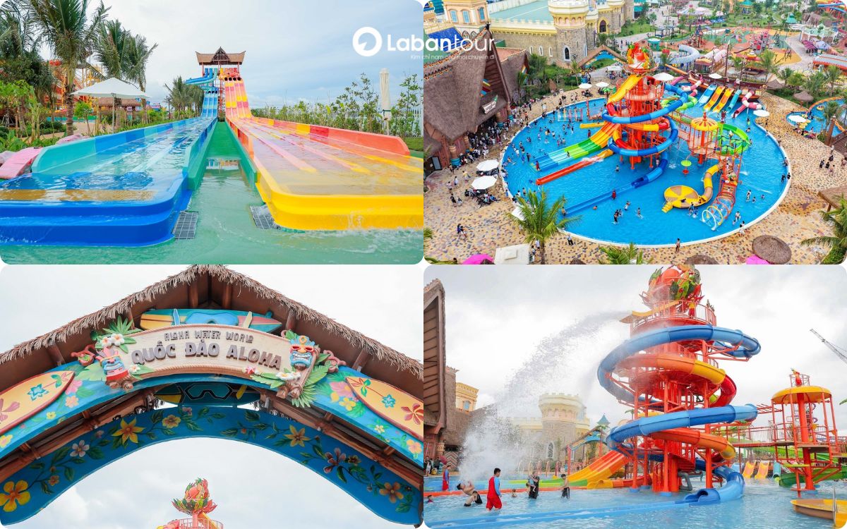 Tổ hợp trò chơi nước tại quốc đảo Aloha 