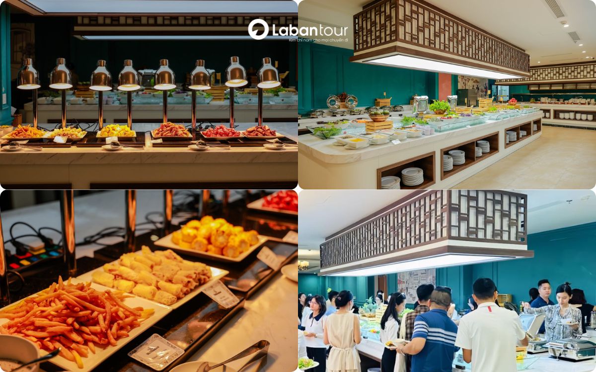 Không gian nhà hàng Buffet tại VinWonders Vũ Yên Hải Phòng