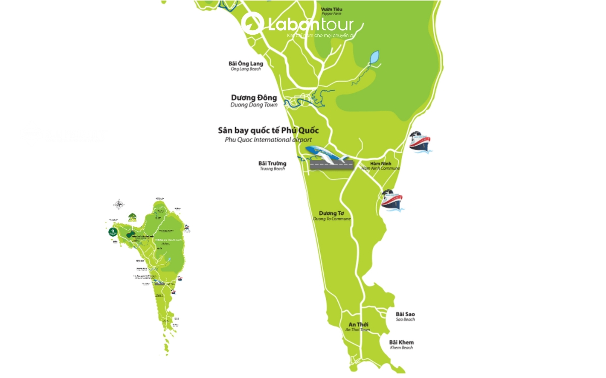 bản đồ phú quốc du lịch