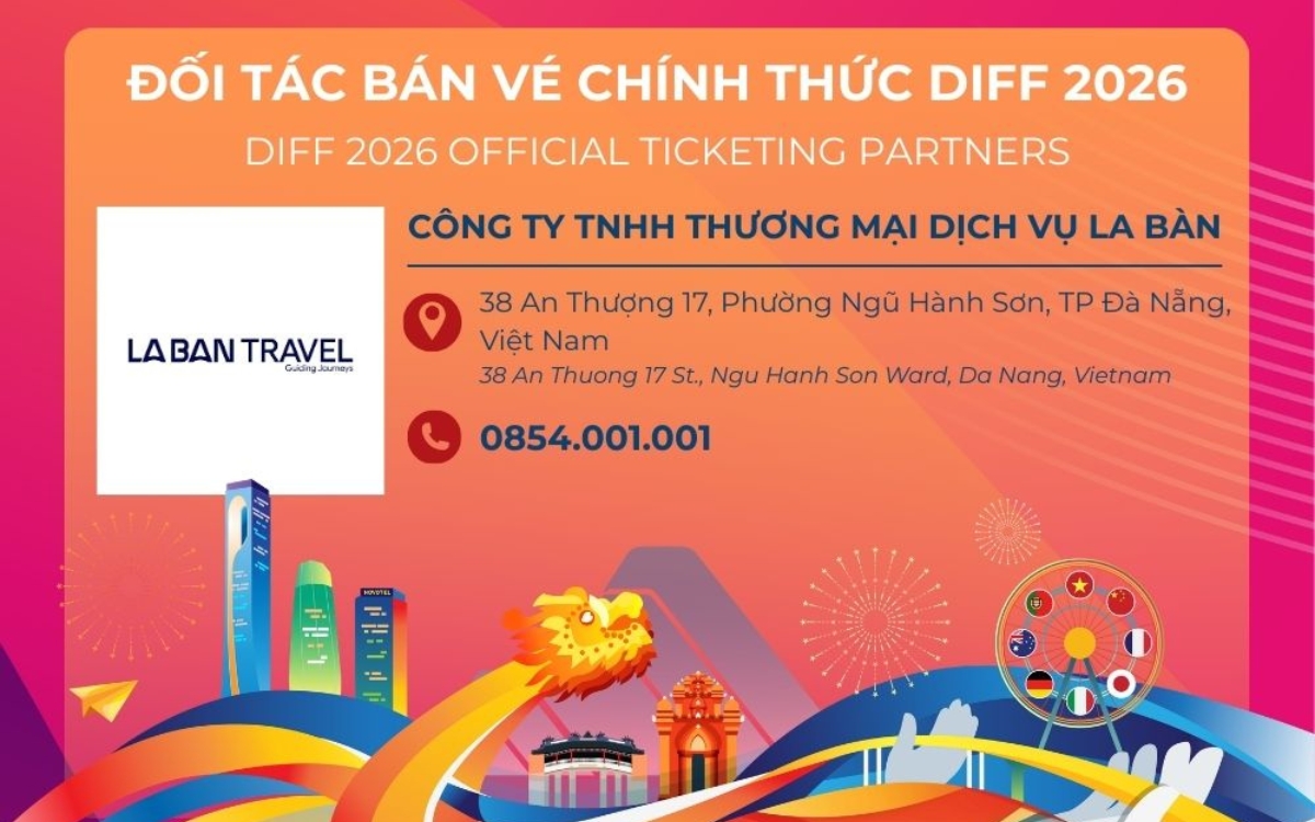 La Bàn Travel là đối tác chiến lược bán vé của BTC DIFF 2026 