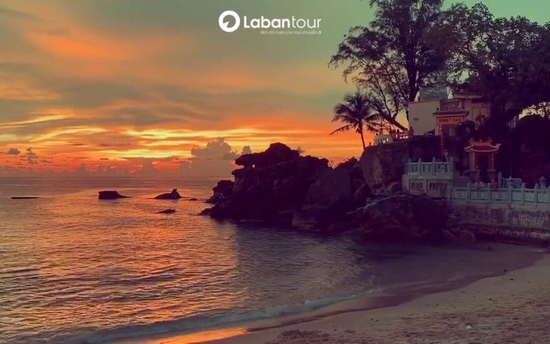 hoàng hôn trên biển phú quốc