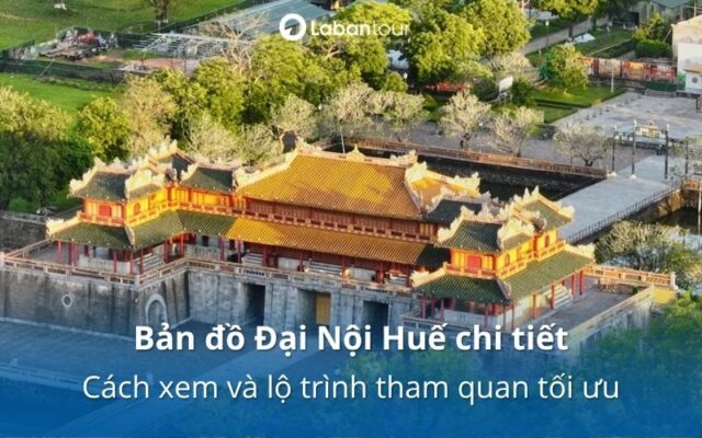 bản đồ Đại Nội Huế