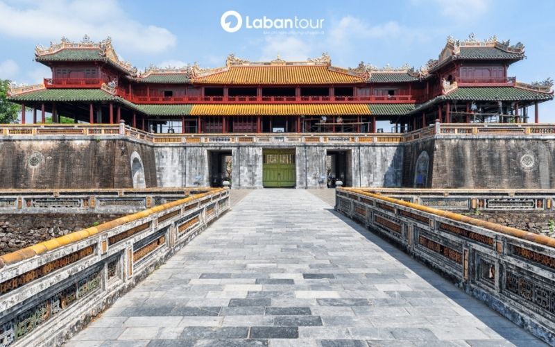 sơ đồ tham quan Đại Nội Huế