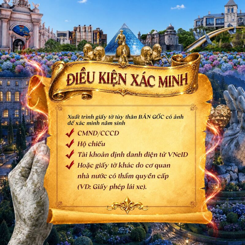 Bà Nà Hills ưu đãi vé khách hàng dưới 25 tuổi