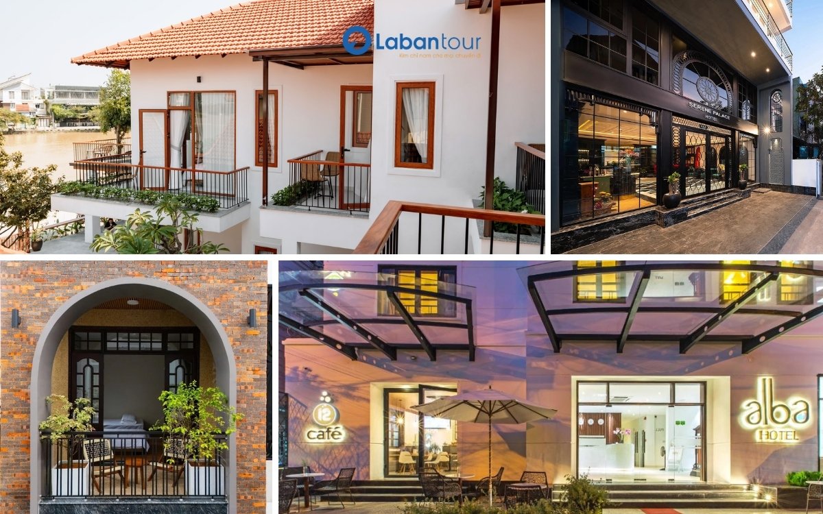 Một số homestay, hotel nằm ngay trung tâm Huế