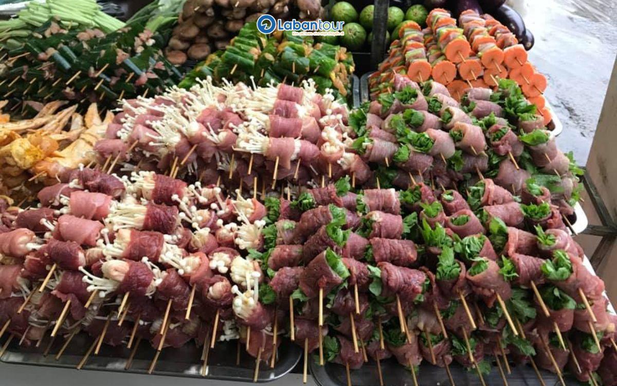 Đồ nướng xiên que du lịch sapa 2 ngày 1 đêm