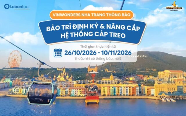 tạm dừng cáp treo vinwonders nha trang
